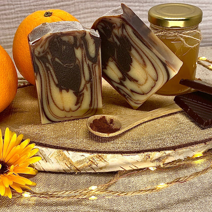 Savon N°9 - Miel, Orange, Cannelle