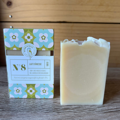 Savon N°8 - Lait d'ânesse