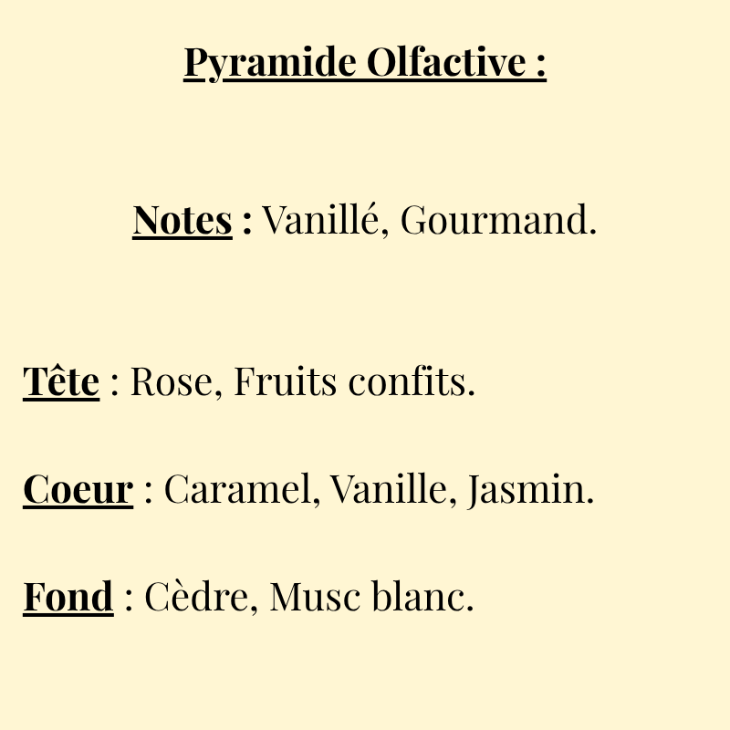 Bougie gourmande Vanille