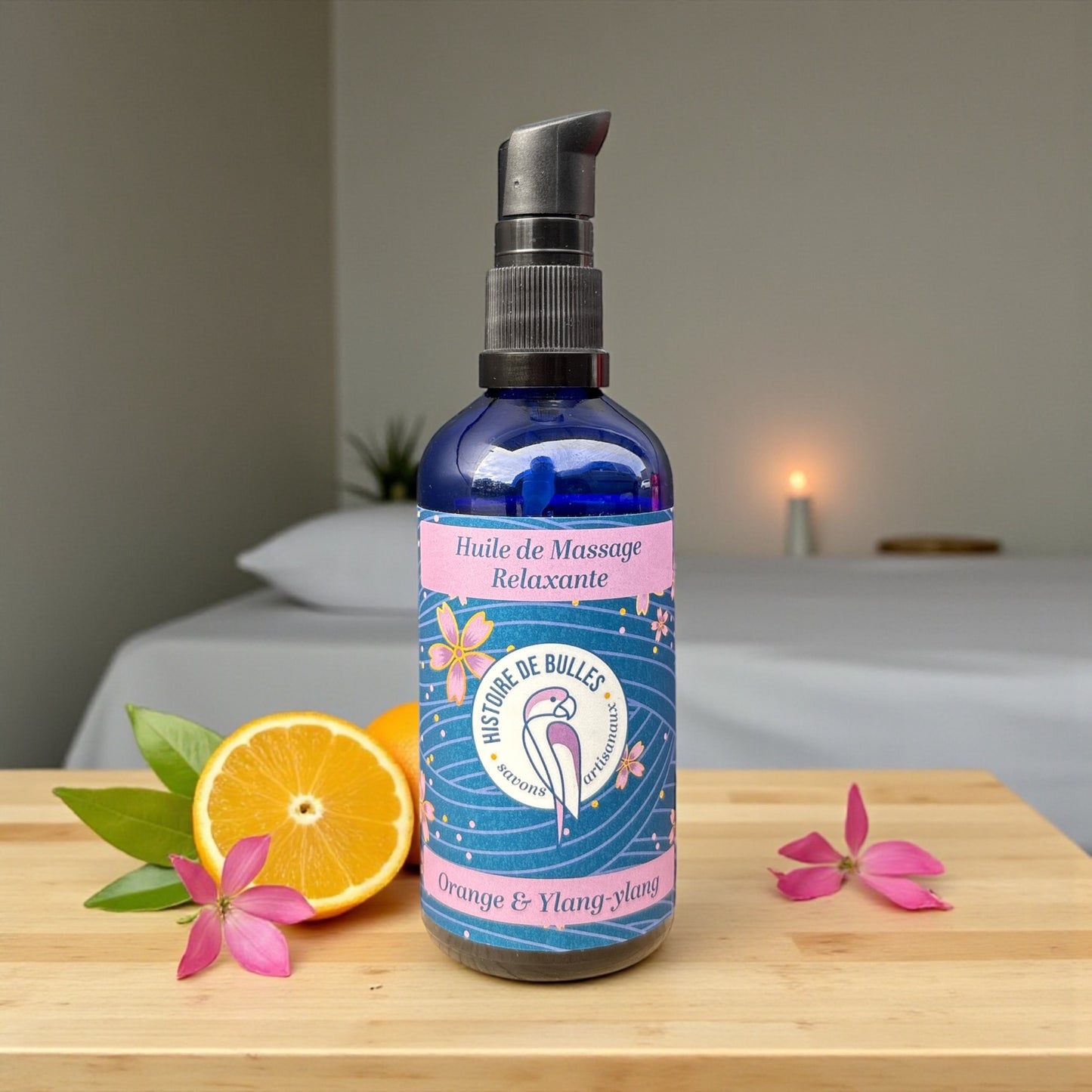 Huile de massage relaxante