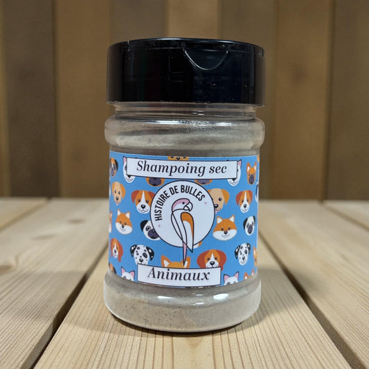 Shampoing sec pour animaux